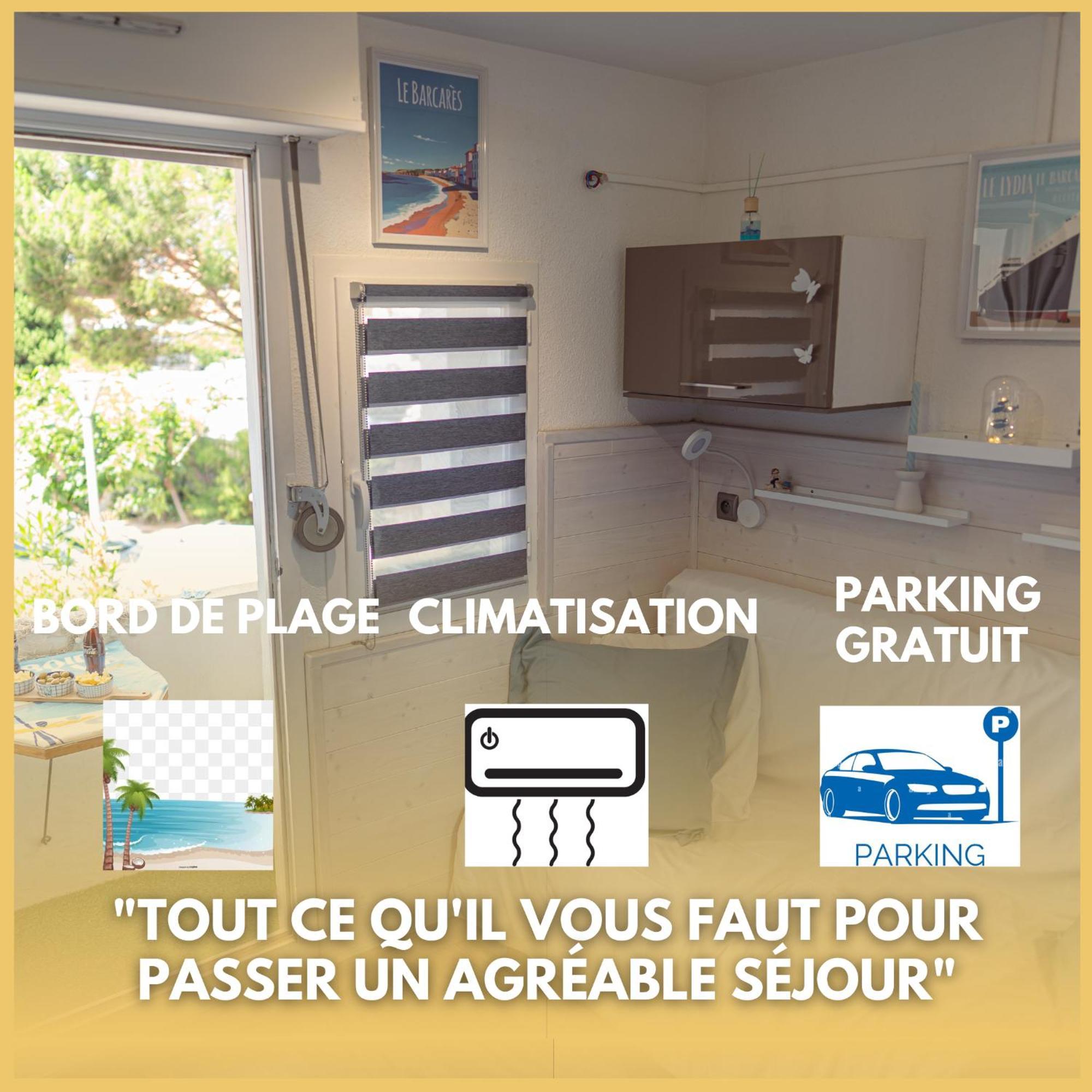Agreable Studio Les Pieds Dans L'Eau Le Barcares Ngoại thất bức ảnh